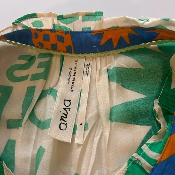 Anthropologie Aria Multicolor Print Dress - Picture 2 of 4